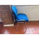 Blue Fabric Chairs x10 - Image 4 of 6