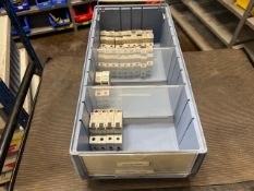 Tray Of 23 Assorted Circuit Breakers