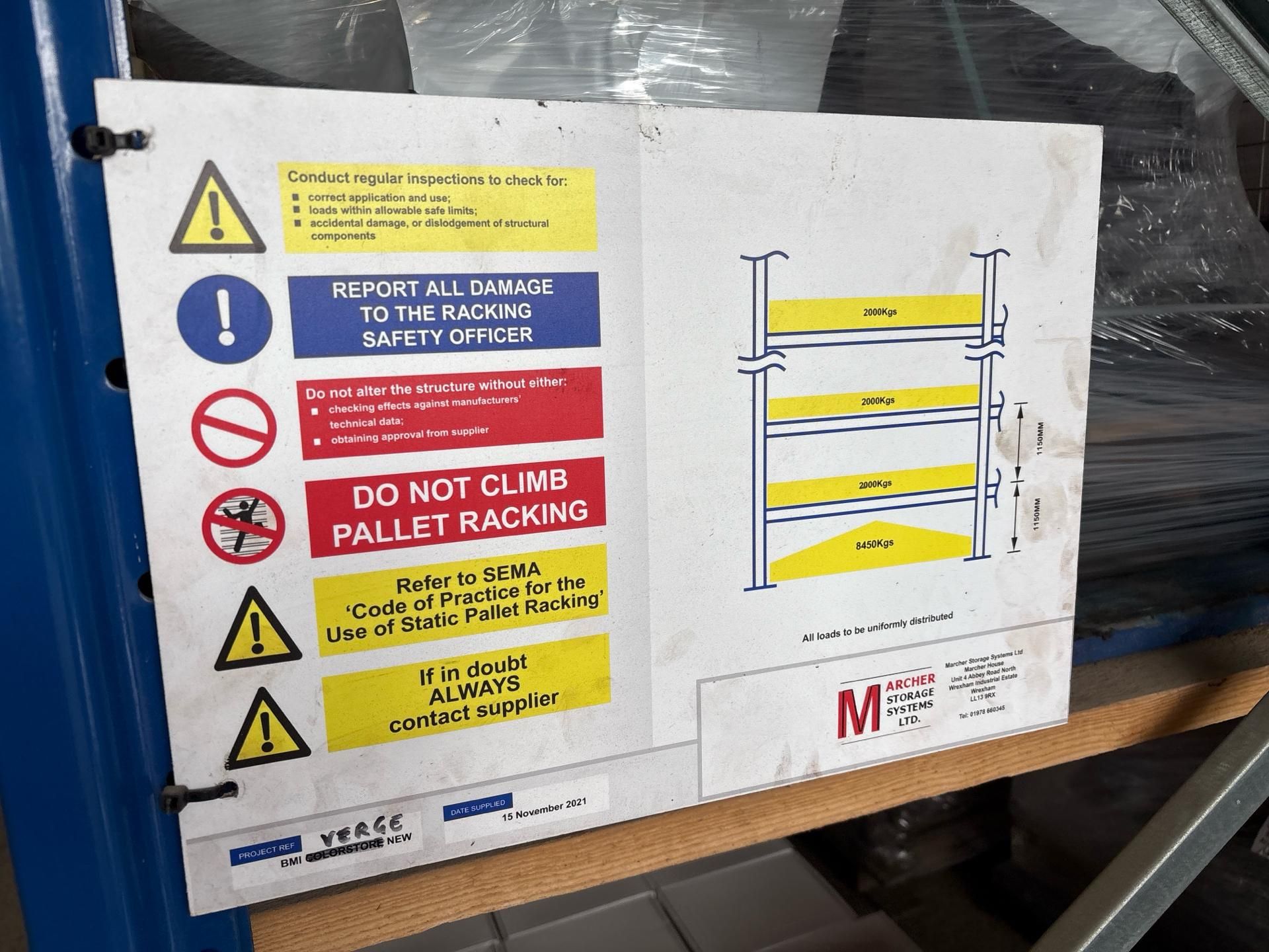 7 Bays of Boltless Pallet Racking - Image 10 of 10