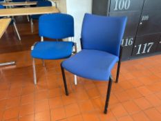 Blue Fabric Chairs x20