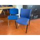Blue Fabric Chairs x10 - Image 1 of 6