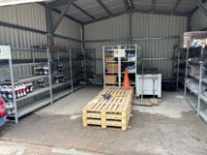 Metal Storage Shelves x12