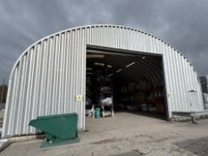 Metal Hanger Style Shed Builidng