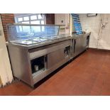 Stainless Steel Servery Station with Bain Marie