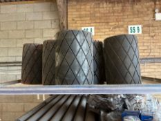 Rubber Lagged Roller x6