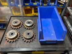 Bin Of 4 x 17 Tooth Simplex Sprockets With 63052RS
