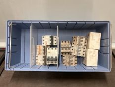 Tray Of Assorted 3 Pole Relays