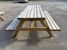 Wooden Picnic Bench