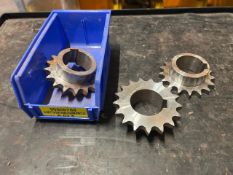 Bin of 3 x 17 Tooth Sprockets