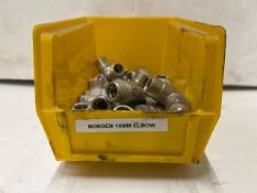 Tray Of Norgen 14mm Elbows