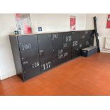 Wooden Locker Unit