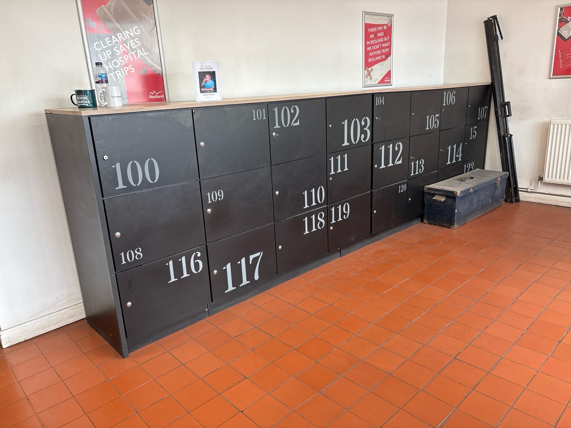 Wooden Locker Unit