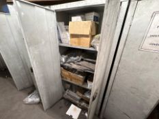 Metal Cupboard and Contents