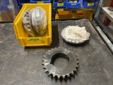 Bin Of 5 x 21 Teeth Taper Bush Sprockets