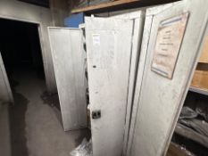 Metal Cupboard and Contents