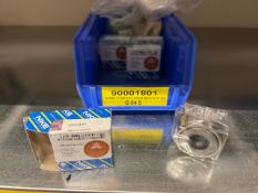 Tray Of 5 Roller Bearings