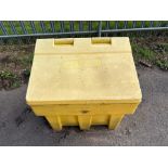 Yellow Grit Bin
