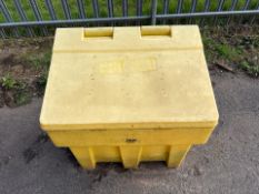 Yellow Grit Bin