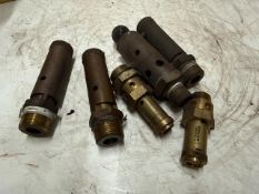 Various Size Relief Valves X 6