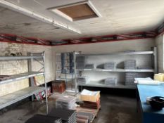 Metal Storage Shelves x7