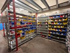 4 Bays Of Warehouse Shelving