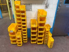 Assorted Size Yellow Storage Bins