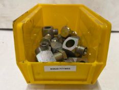 Tray Of Banjo Fitting Components