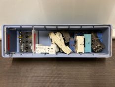 Tray Of 13 Assorted Industrial Relays