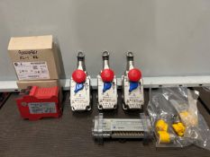 Tray Of Assorted Machine Safety Control Kit Components