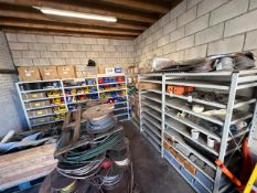 6 Bays Of Shelving With Dividers