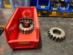 Bin Of 3 x 17 Teeth Duplex Taper Bush Sprockets