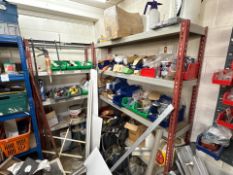 Grey Metal Racking With Contents, No Reserve