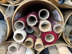 11x Rolls of Suede Fabric, No Reserve