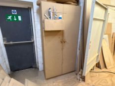 Wooden Cabinet With Contents, No Reserve