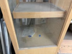 Wood Display Cabinet, No Reserve