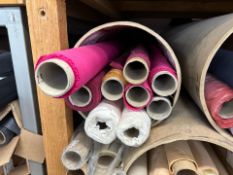 9x Rolls of Suede Fabric, No Reserve