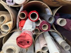 8x Rolls of Suede Fabric, No Reserve