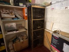 4 Drawer Wooden Filing Unit, No Reserve