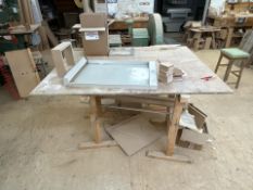 Wooden Work Bench, No Reserve