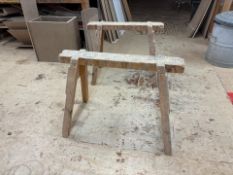 Pair of Wooden Stands, No Reserve