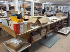 Wooden Work Table, No Reserve