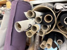 9 x Rolls of Redel Suede Fabric, No Reserve