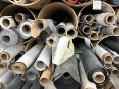 13 x Rolls of Leather Fabric, No Reserve