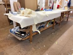 Wooden Work Table, No Reserve