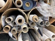 12 x Rolls of Leather Fabric, No Reserve
