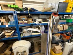 Blue Metal Racking And Contents, No Reserve