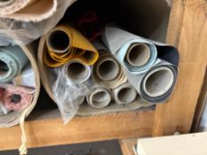 6x Rolls of Assorted Fabric, No Reserve