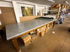 Fabric Rolling Table, No Reserve