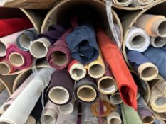 9x Rolls of Nova Suede Fabric, No Reserve