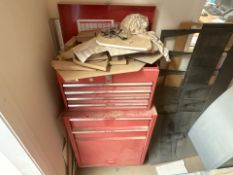 Red Metal Tool Box, No Reserve